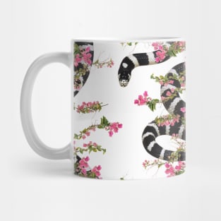 Snake Floral Mug